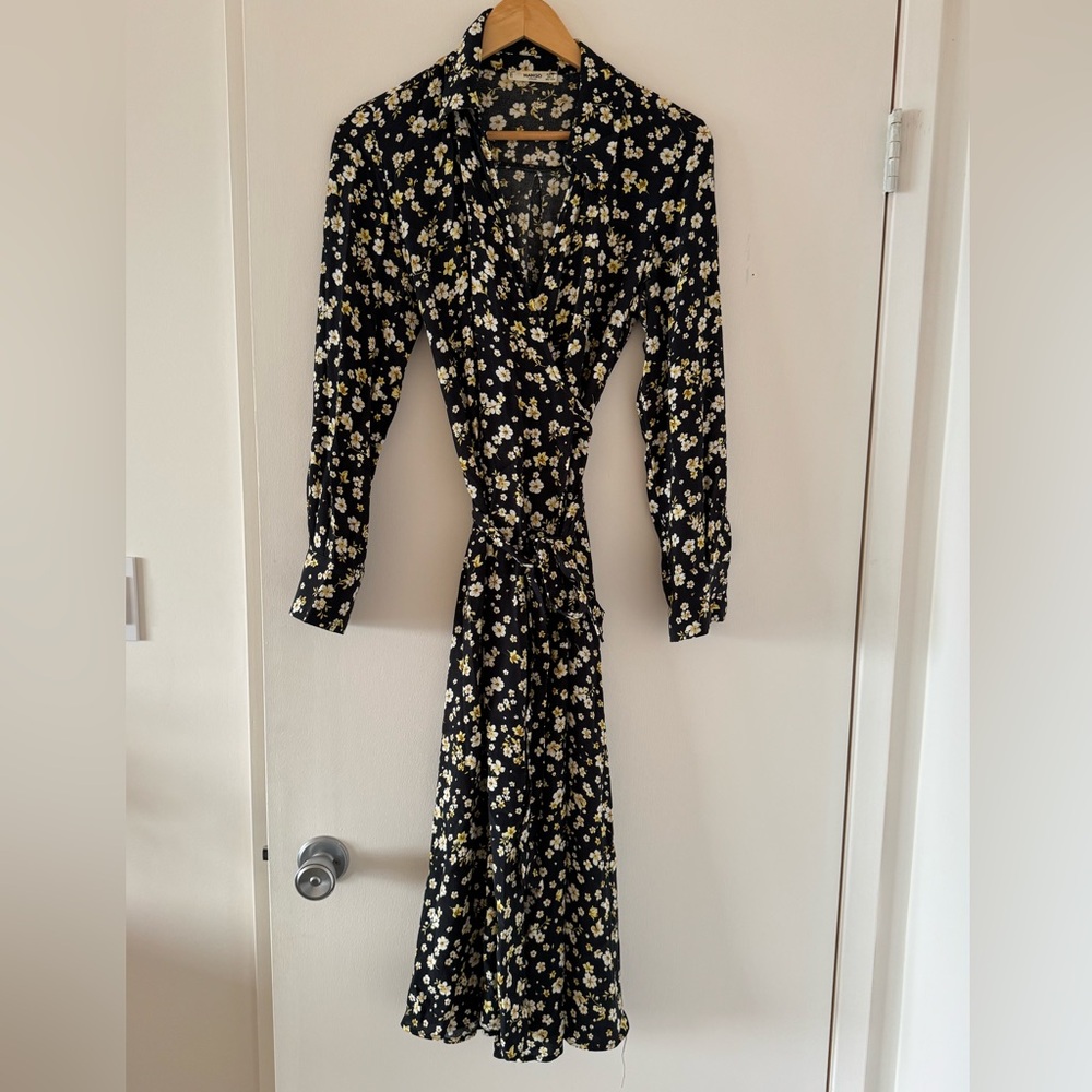 Mango Yellow Flower Dress